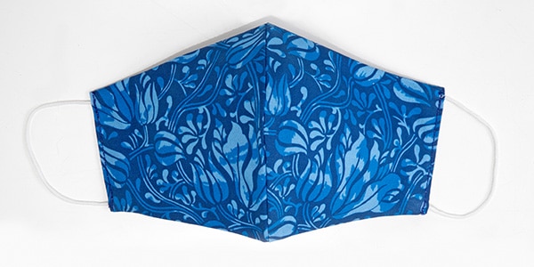 Schnabelmaske: Blaue Lilie