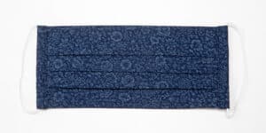 Faltenmaske: Blaue Rose
